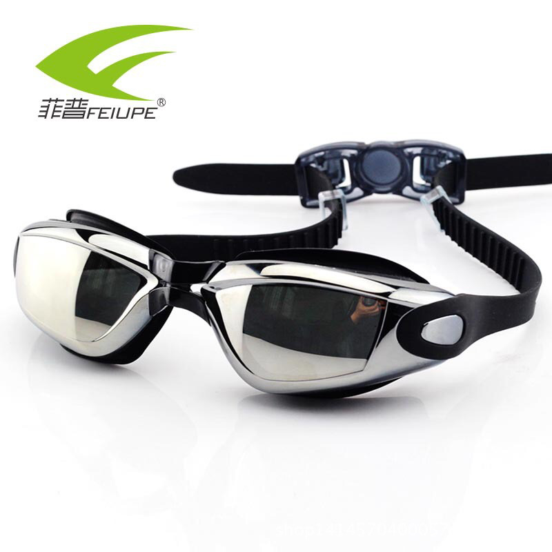 Lunettes de natation pour hommes et femmes, Anti-buée, Protection UV, Gel de silice, étanche, pour plongée, M619AMR