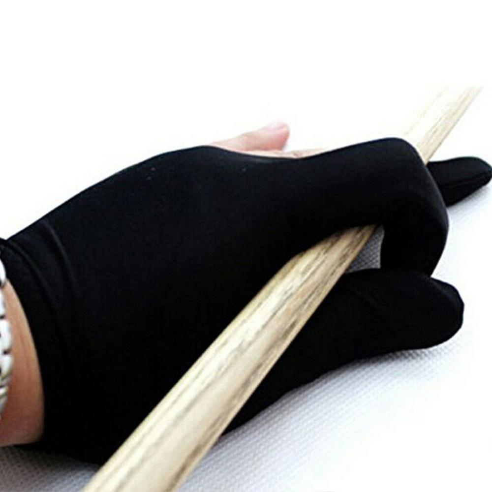 1 pc snooker pool billard handsker kø skydespil spandex 3 fingerhandsker