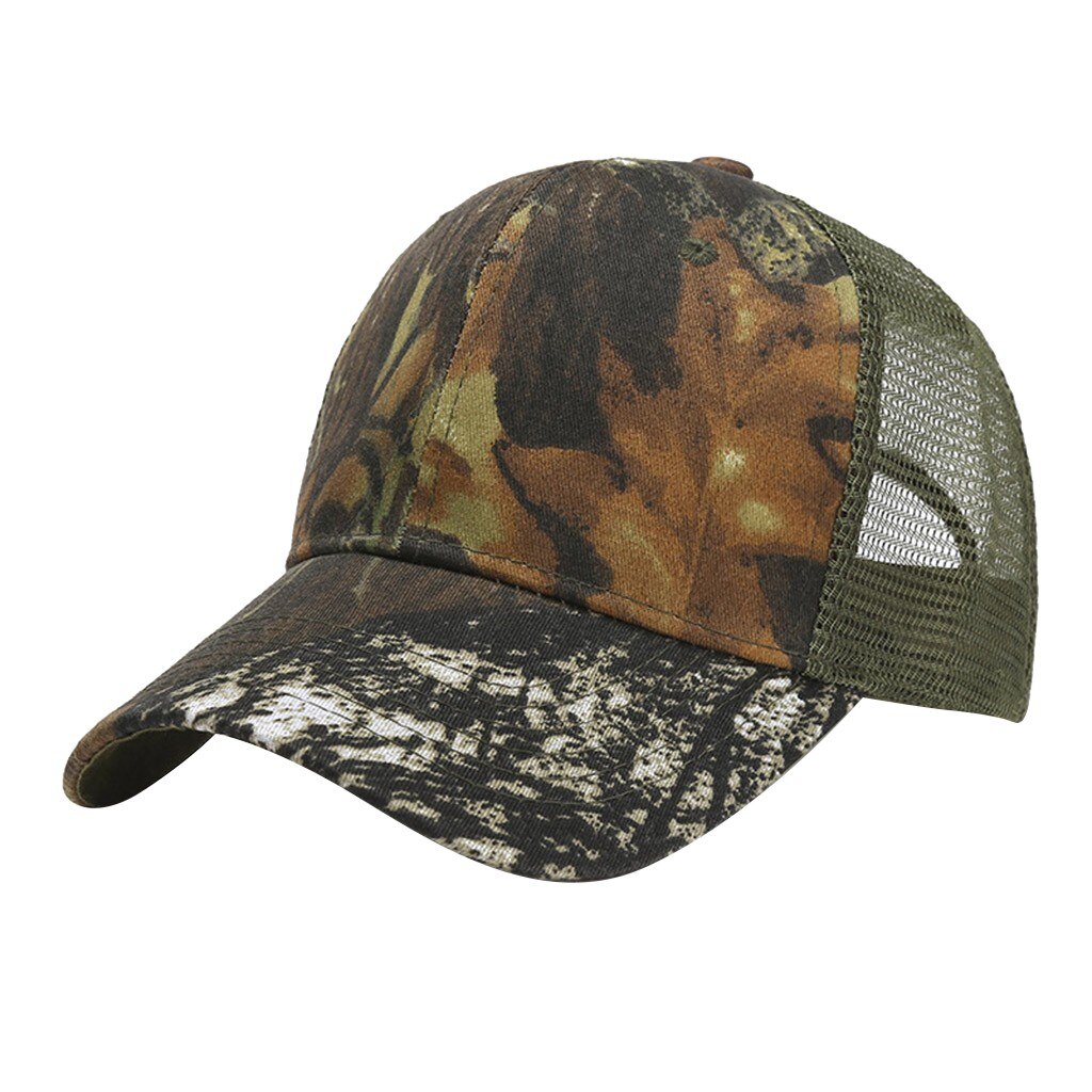 Feitong Baseball Cap Unisex Männer Frauen Camouflage Sonnenhut Einstellbare Baseball Cap Hip Hop Trucker Cap Streetwear Papa Hut