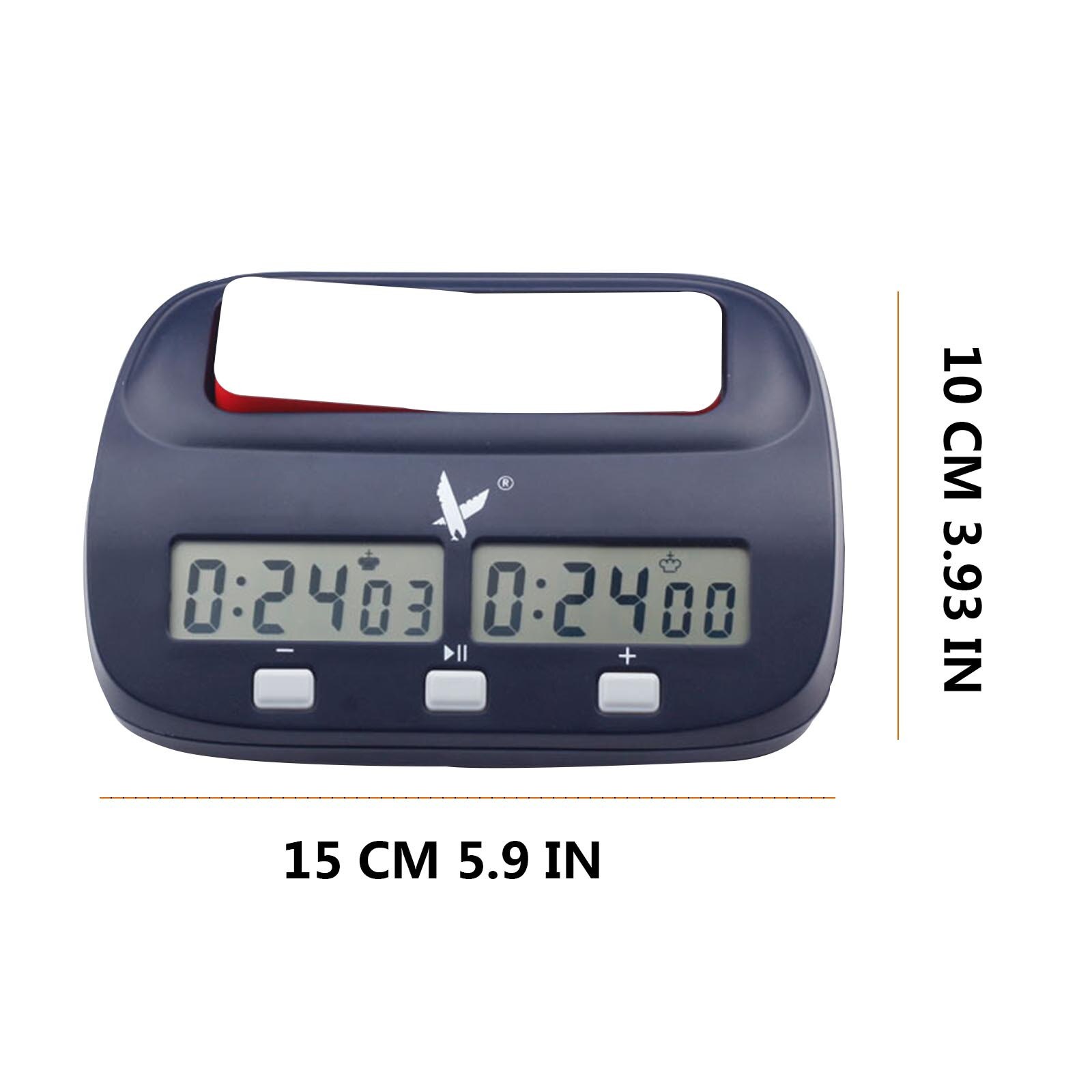 40#Chess Clocks Portable Digital Chess Board Competition Count up down Chess Games Electronic Alarm Stop Timer