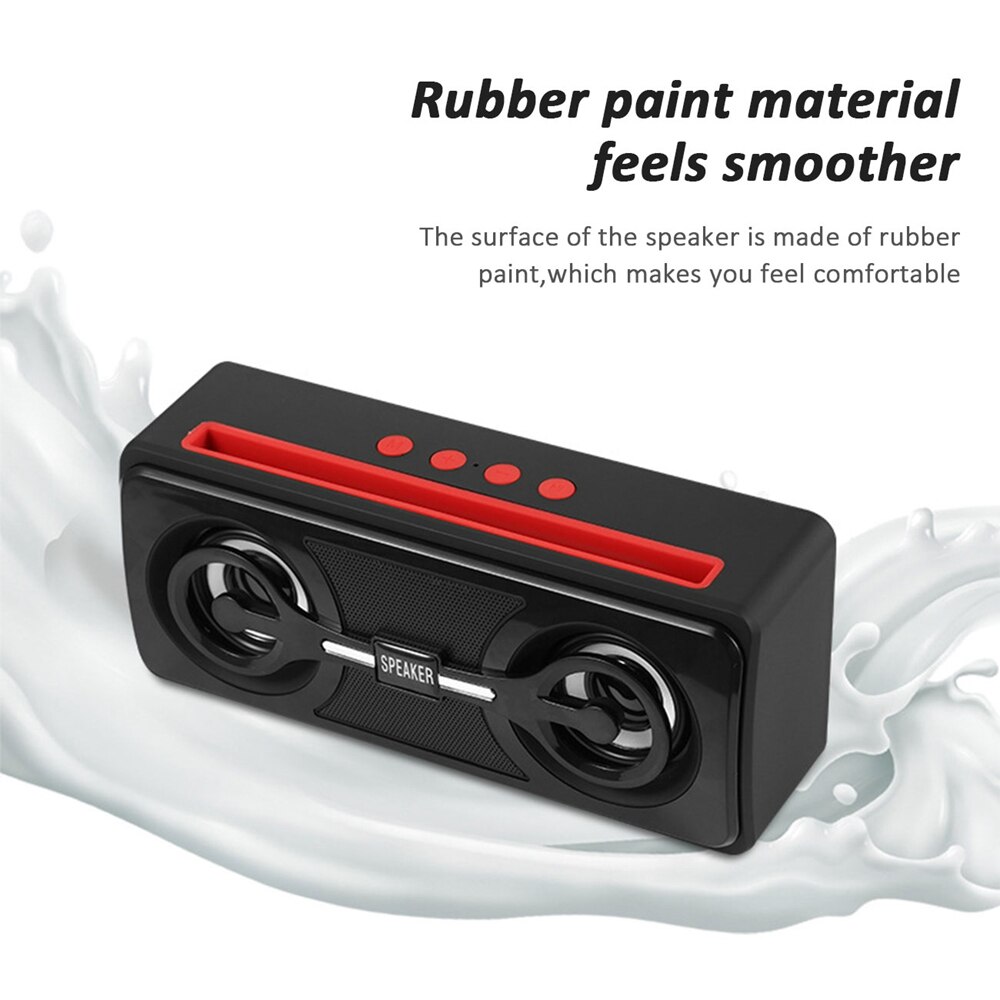 T28 bluetooth-lautsprecher 5.0 kabelloser super-bass-subwoofer, stereo-soundbox, handyhalterung, lautsprecher, unterstützt tf-karten