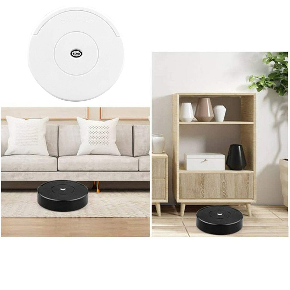 Household mini automatic wireless vacuum cleaner Automatic sweeper Mechanical collision Clean home Furniture