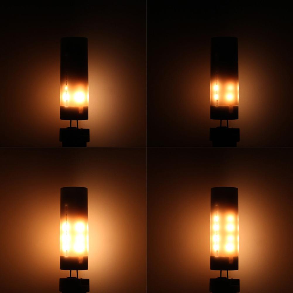 Newest G4 LED Light Bulb Safe Durable Realistic Flame Effect Lamp Bulb With High PC Lampshade DC12V 24V 2835SMD