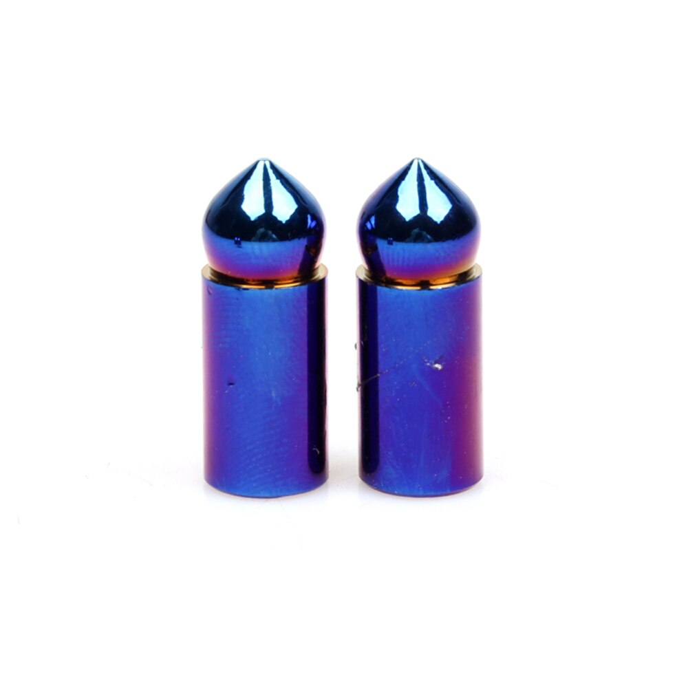 2PCs Durable Aluminum Alloy Motorcycle Valve Cap Dust Cover Wheel Tire Rim Valve Rod Cap Replacement: 001