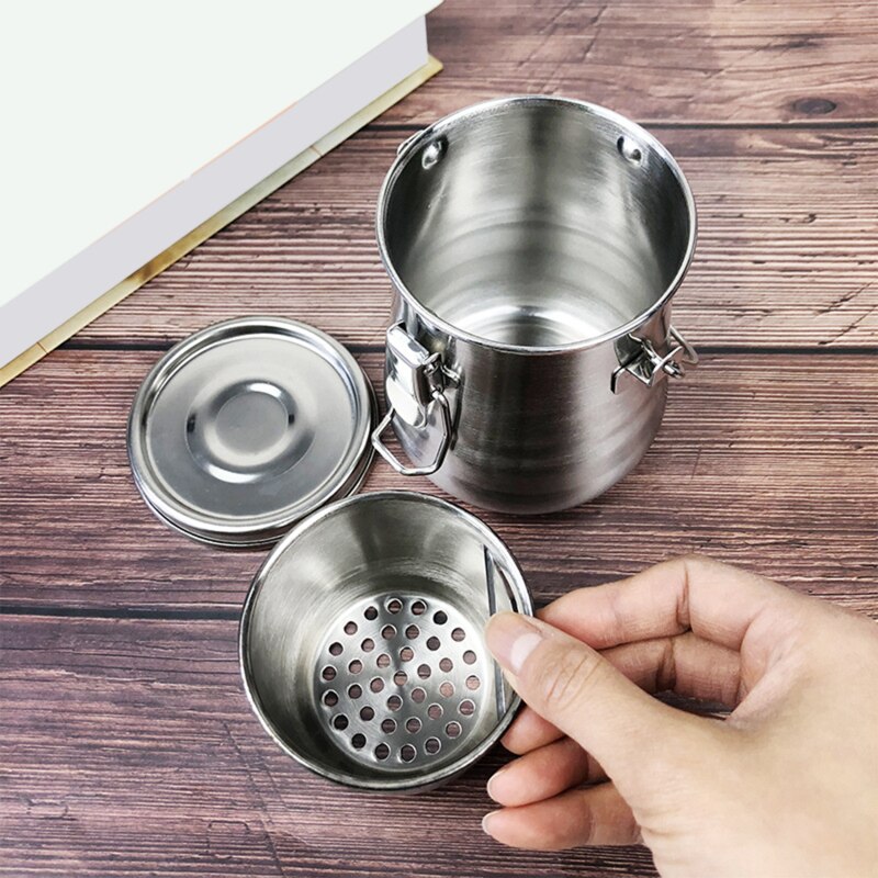 1PC Artist Portable Painting Brush Washing Bucket Wash Pen Cans Stainless Steel Watercolor Oil Paint Brush Washer Art Supplies