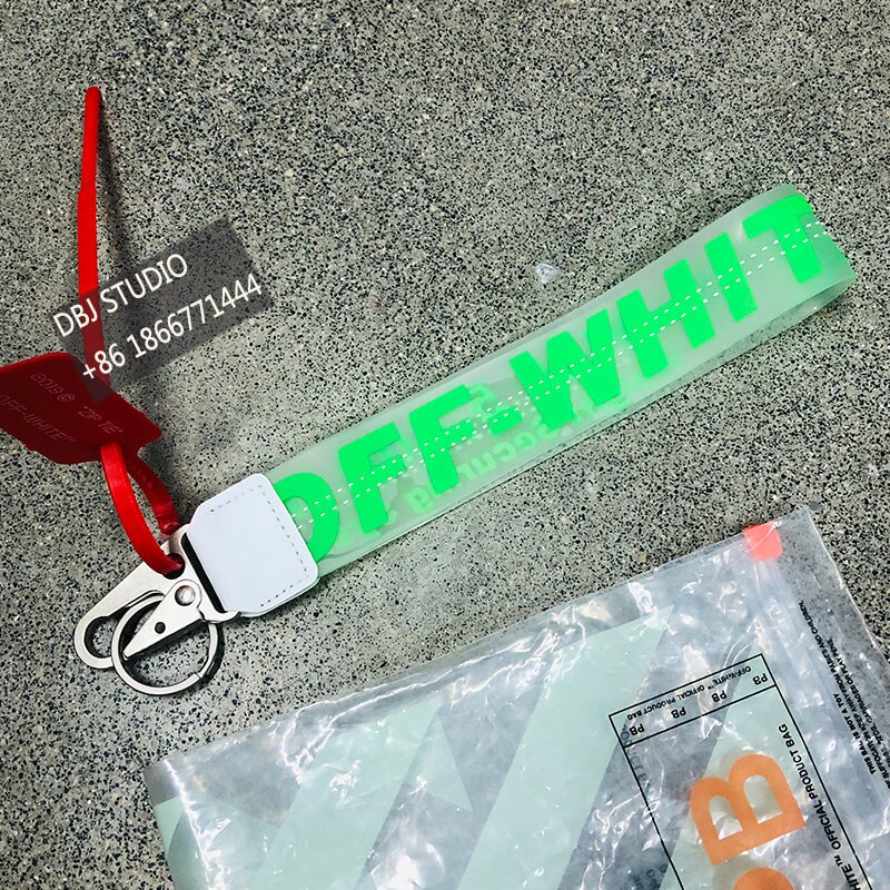 Hors porte-clés PVC couleur lettres transparent métal anneau porte-clés voiture porte-clés sac d'école pendentif petits accessoires: Vert clair