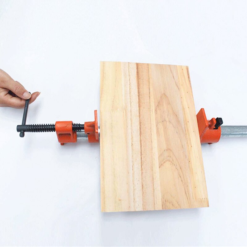 3/4" Long Straight Rod Water Pipe Clamp Hand Operated Pipe Clamp Strong Clamp Fixed Clamp Pipe Clamp Fixture Carpenter Hand Tool