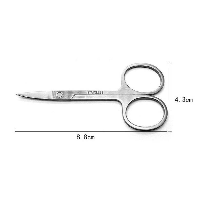 Rvs Wenkbrauw Schaar Trimmer Eye Brow Scheerapparaat Mes Wenkbrauw Pincet Haar Schaar