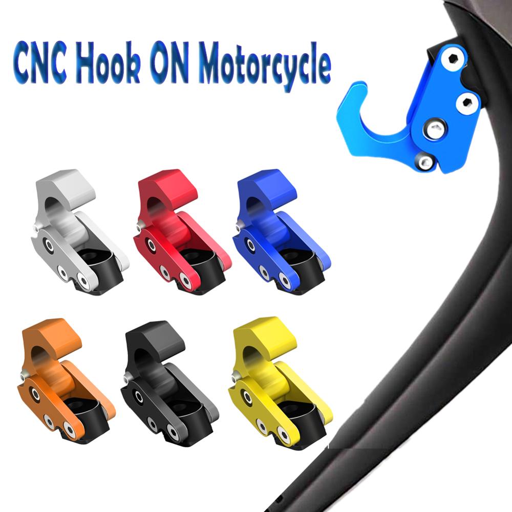 Porte-casque pour moto, sac à crochet avec griffe, porte-bagages, porte-bouteille, ATV en alliage d'aluminium, CNC