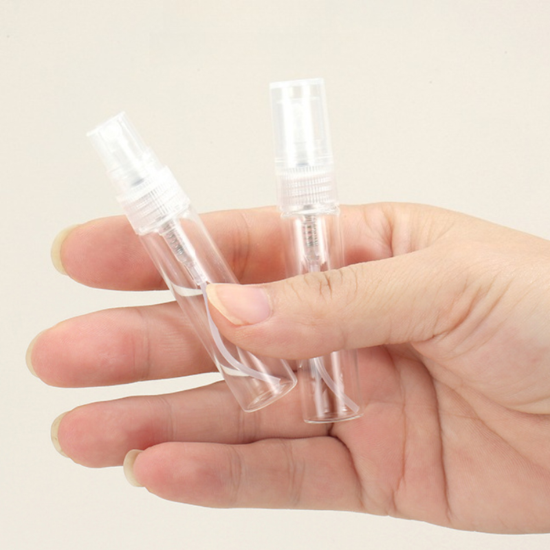 5/10 stuks mini draagbare sprayflesjes , lege parfumverstuivers, transparante parfumflesjes, 10ml 5ml cosmetische proefflesjes van glas