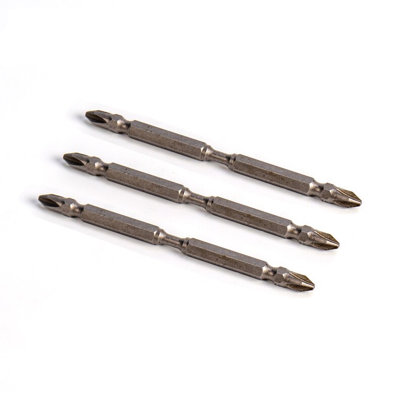 3/5/10Pcs Of 65mm PH2 Phillips Screwdriver Hand Tool S2 Material With Magnetic Double-head Drill Bit Anti Slip Electric Hexagon: 3PC 110mm