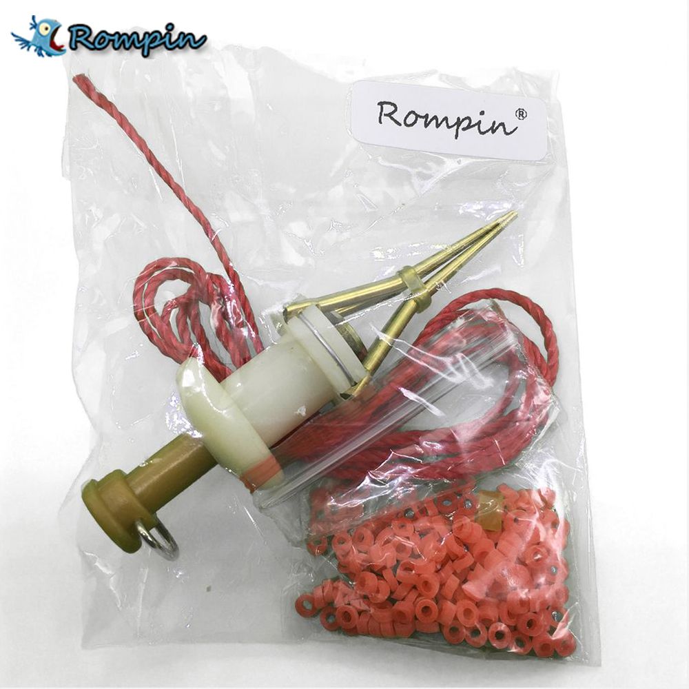 Rompin Draagbare Vissen Baits Lichtgewicht Clip Vissen Lokt Professionele Regenworm Bloodworm Clip Visgerei Accessoire: 1set