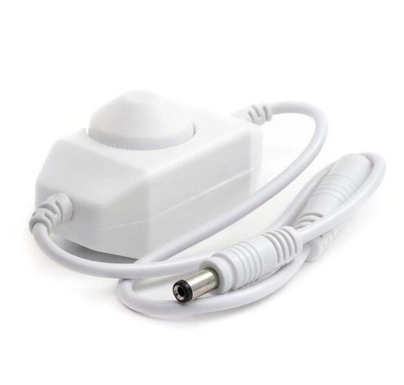 Berøringsled lysdæmper kontakt lysstyrke juster controller til 3528 5050 5730 5630 enkelt farve lys  dc 12v 24v sort/hvid: Type 3 / Hvide shpae