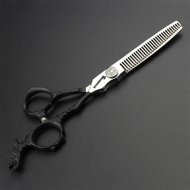 Echte kappersschaar, 6 inch kappersschaar, speciale schaar voor haarstylisten, schaar met platte tanden.