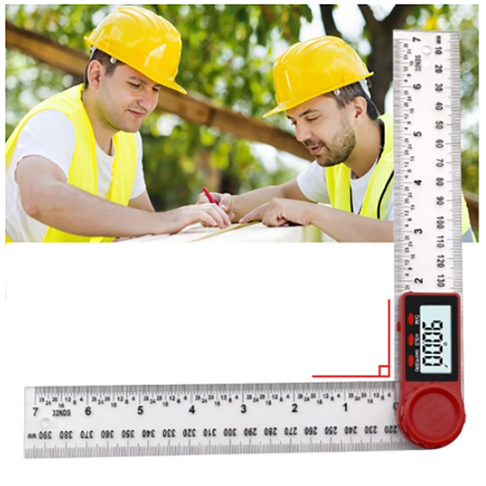 200mm /300 Mm Stainless Steel Digital Meter Angle Inclinometer Angle Digital Ruler Electron Goniometer Protractor Angle Finder