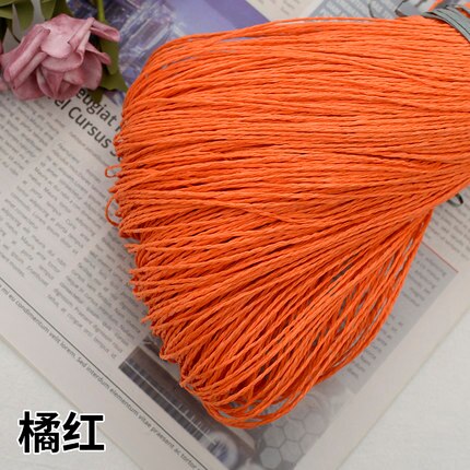 500G Raffia Stro Garen Hand Haken Garen Voor Diy Hoeden Handtassen Kussens Verpakking Wikkelen Materiaal Gehaakte Stro Hoed Lijn tas: 15