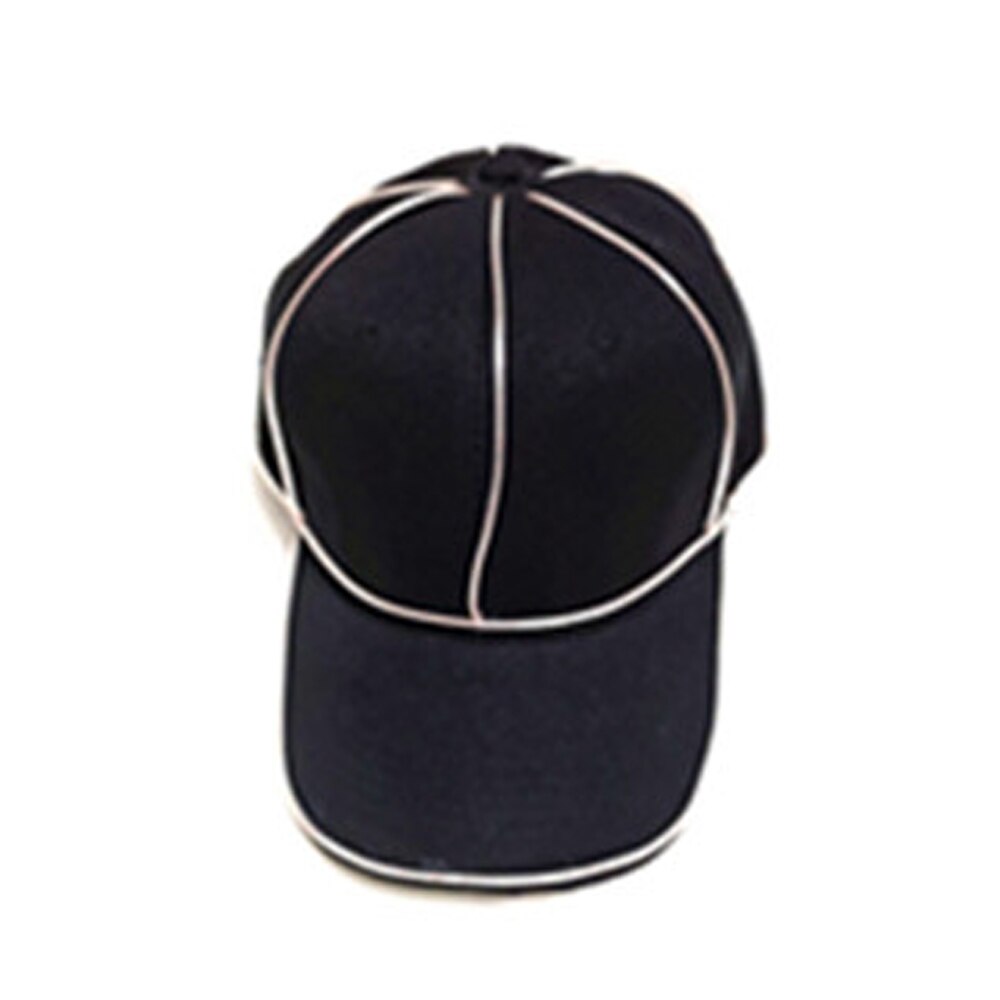 Brilho Chapéu Legal LEVOU o Chapéu Do Partido Cap Luminosa Neon Traje Do Partido DJ Fluorescente do DIODO EMISSOR de Luz BAR Performances de Dança Festa de Carnaval adereços: WHITE