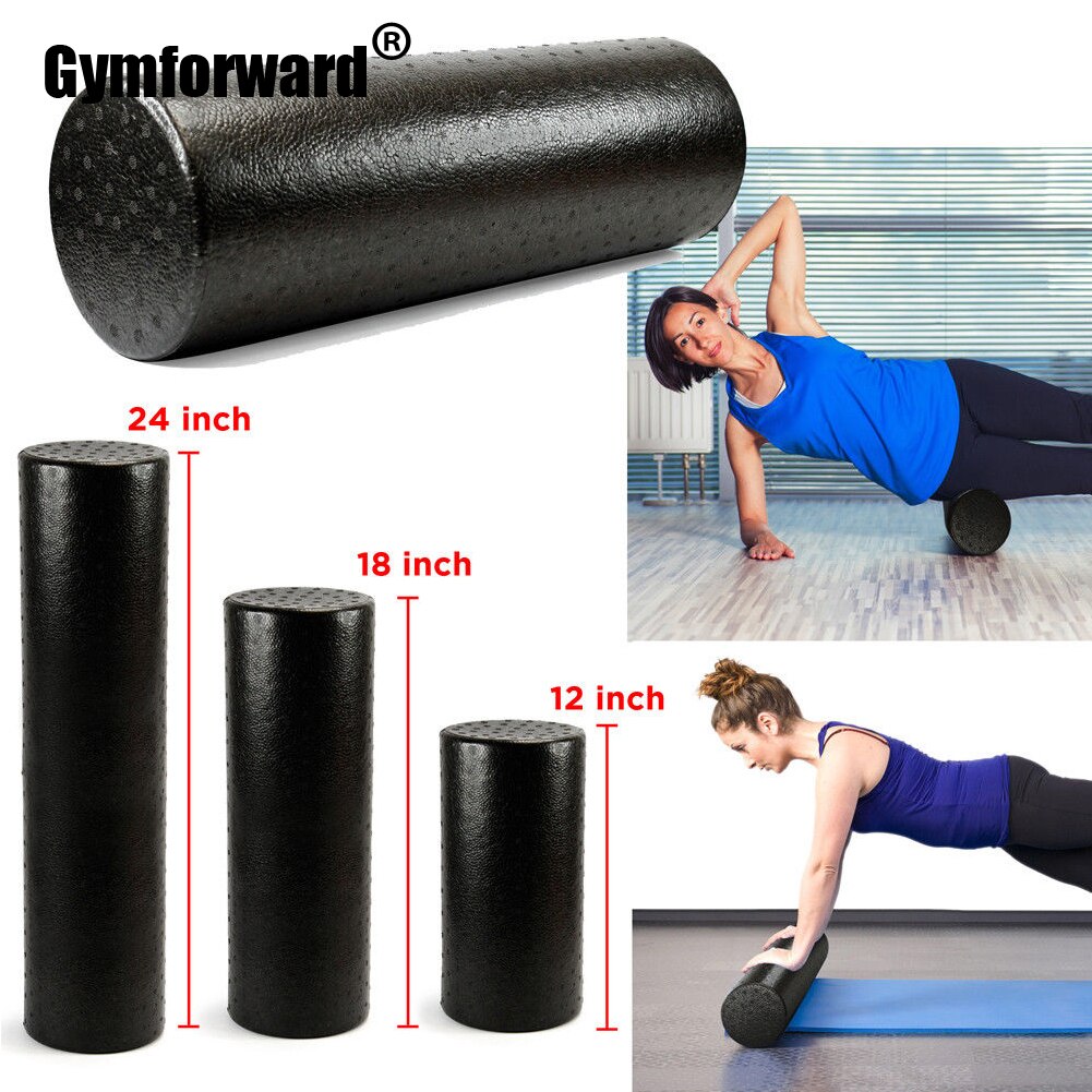 30/45/60Cm Eva Firm Yoga Rollers Fitness Foam Yoga Blokken Pilates Body Oefening Spier Baksteen Massage tool Met Trigger Punten