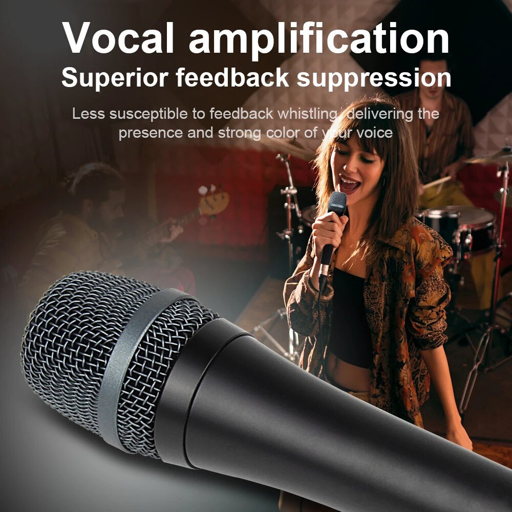 E945 Bedrade microfoon Dynamische instrumentmicrofoon Professionele Veelzijdigheid voor live optredens en opnemen