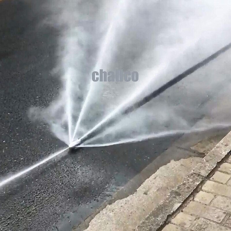 Pressure Washer Sewer Jetter Nozzle with Stainless Steel, Durable Sewer Jet Nozzle,1/4Inch Quickly Connector