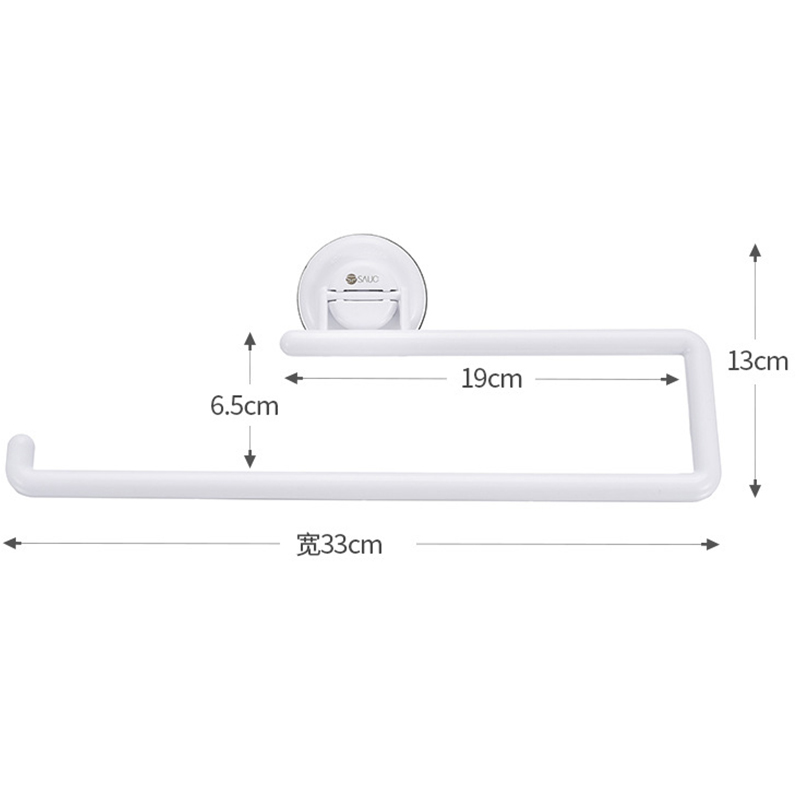Keuken Accessoires Gereedschap Opslag Houder Vacuüm Sucker Papieren Handdoek Rek Muur Opknoping Roll Plank Badkamer Keuken Gadgets Product: Default Title