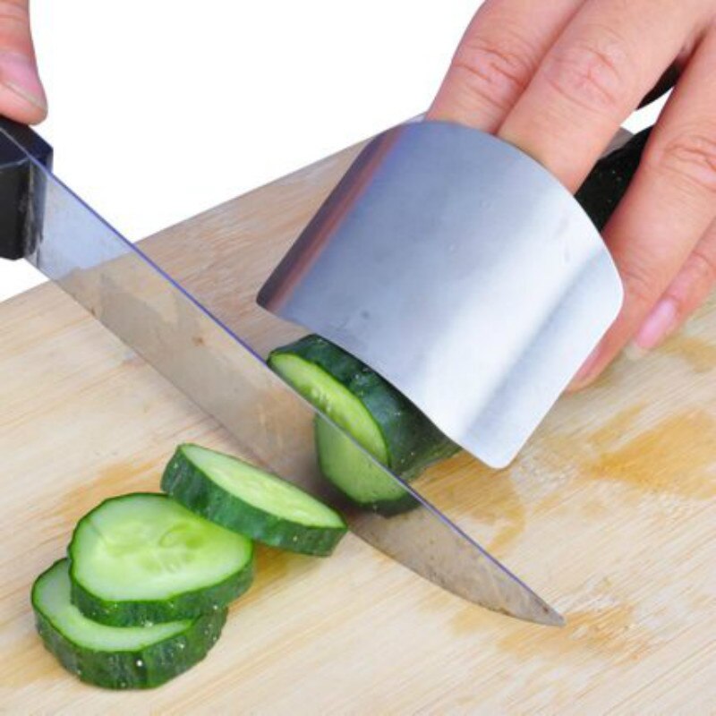 Vinger Guard Bescherm Vinger Chop Safe Slice Roestvrijstalen Keuken Hand Protector Mes Slice Snijden Vinger Bescherming Gereedschap