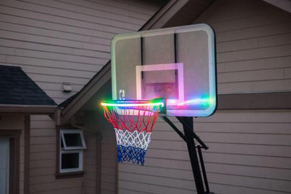 L'attachement de jante de basket-ball éclairé par LED de lumière de cerceau vous aide à tirer des cerceaux la nuit 12.27