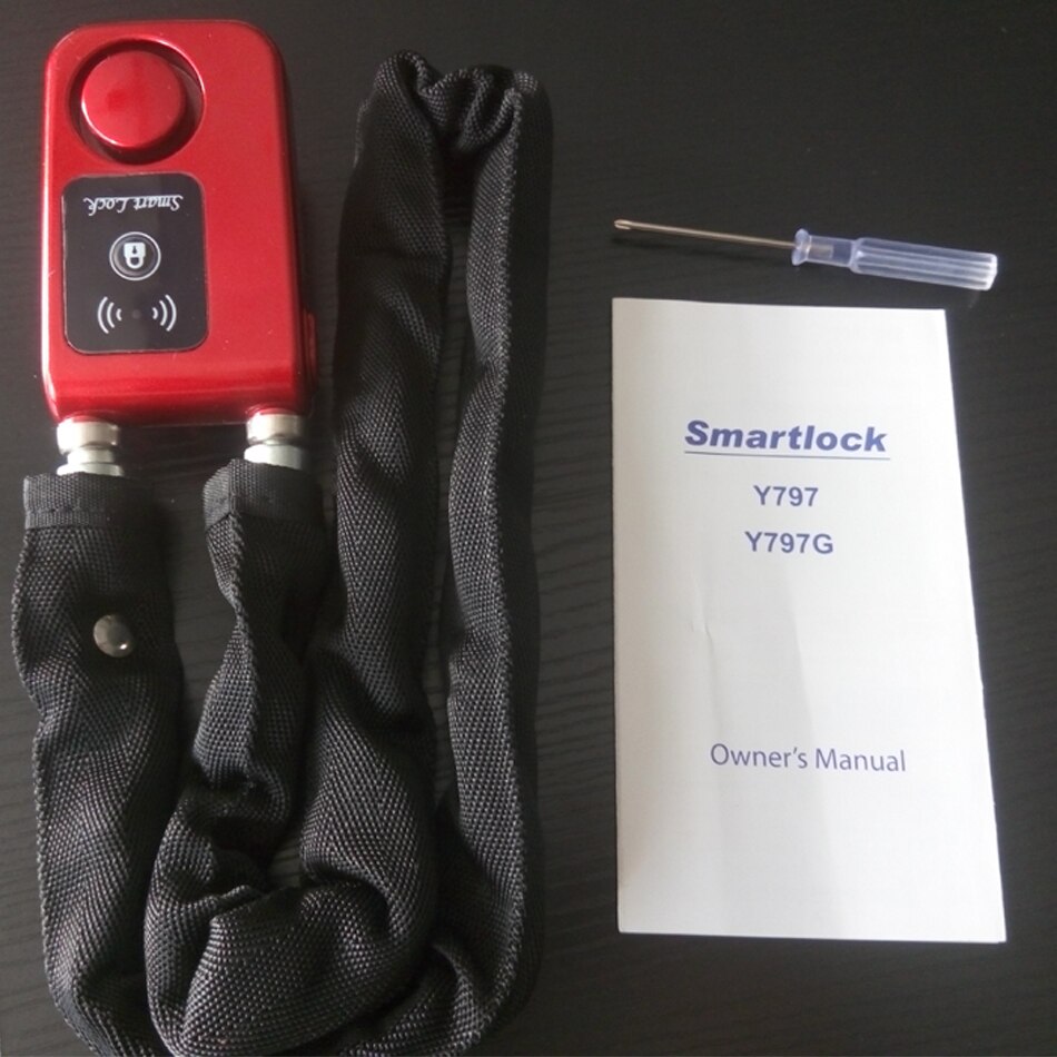 Bluetooth Smart Padlock Smartphone Bluetooth Bicycle Lock Deadbolt Lock Number Padlock Android IOS Digital Key Lock Y797G