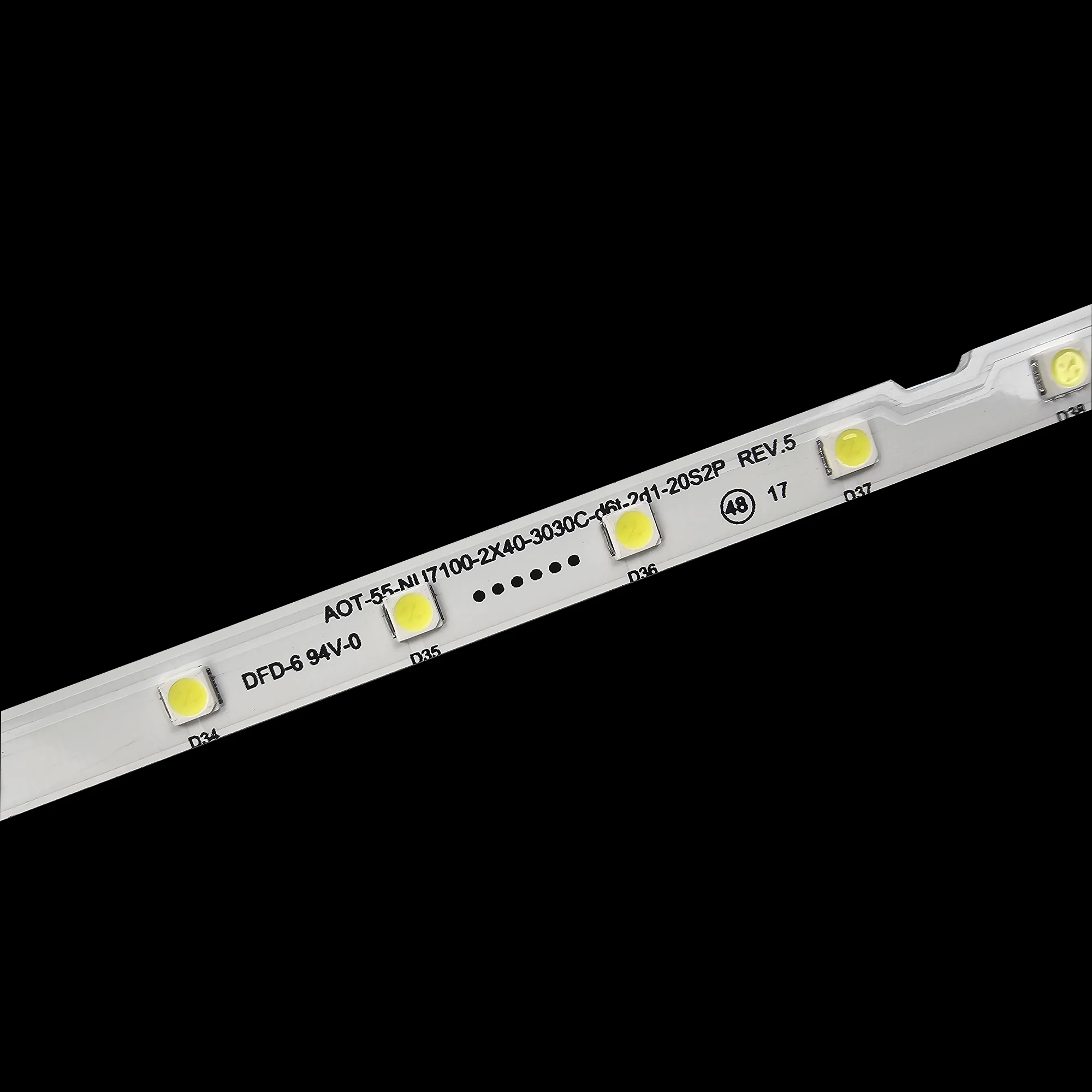Tira de LED para iluminación trasera para UE55RU7402U UE55RU7405U UE55NU7470SUE55RU7305K UE55RU7372U UE55RU7379U UE55NU7470U UE55NU7472U