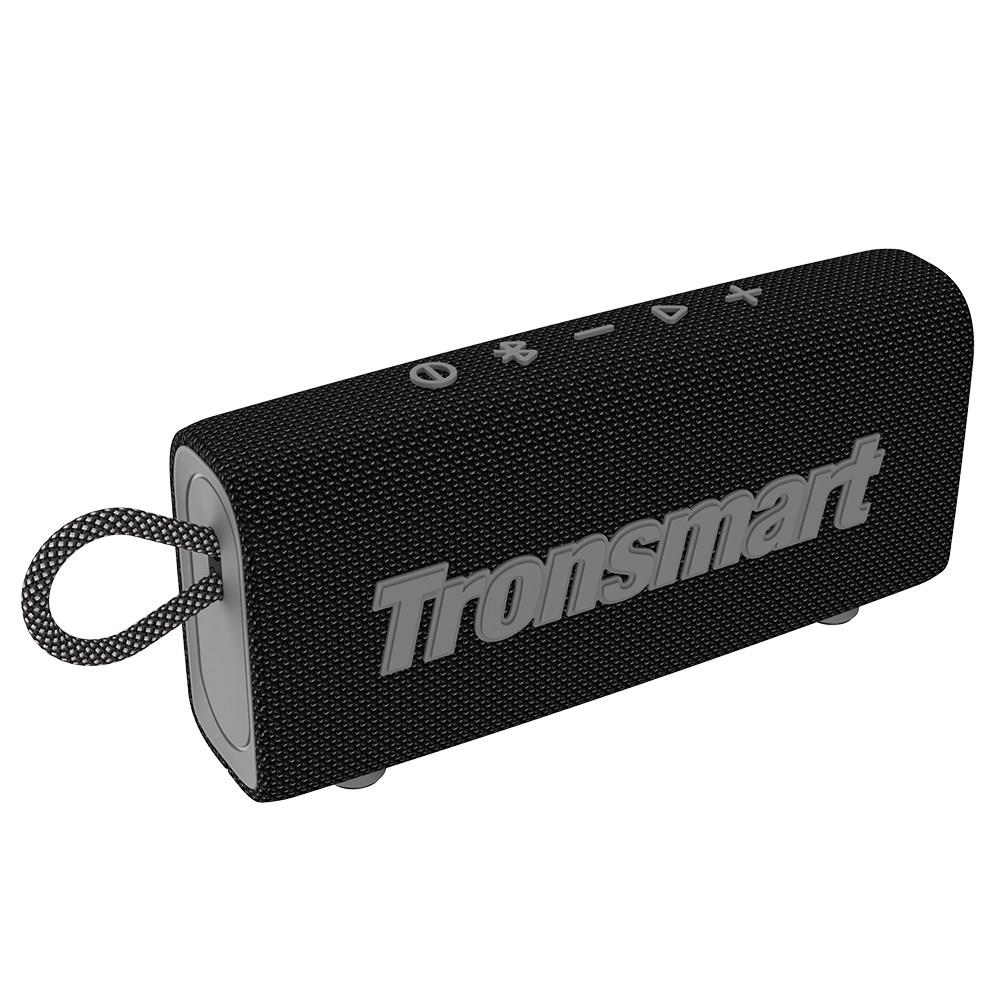 Tronsmart Trip Haut-parleur Bluetooth 5.3 Haut-parleur portable à double pilote avec étanche IPX7, véritable stéréo sans fil pour haut-parleur extérieur: Black