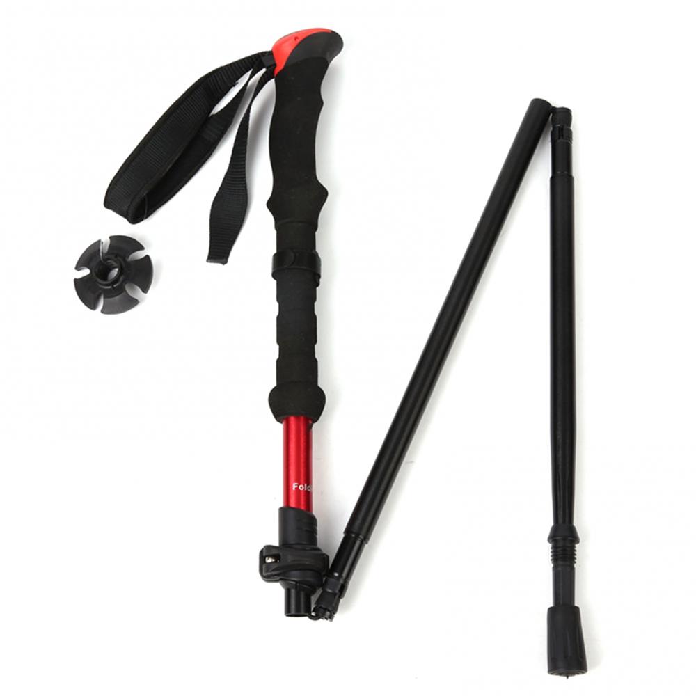 Telescopic Ultra Light Walking Stick Trekking Pole Anti Shock Extendable Folding