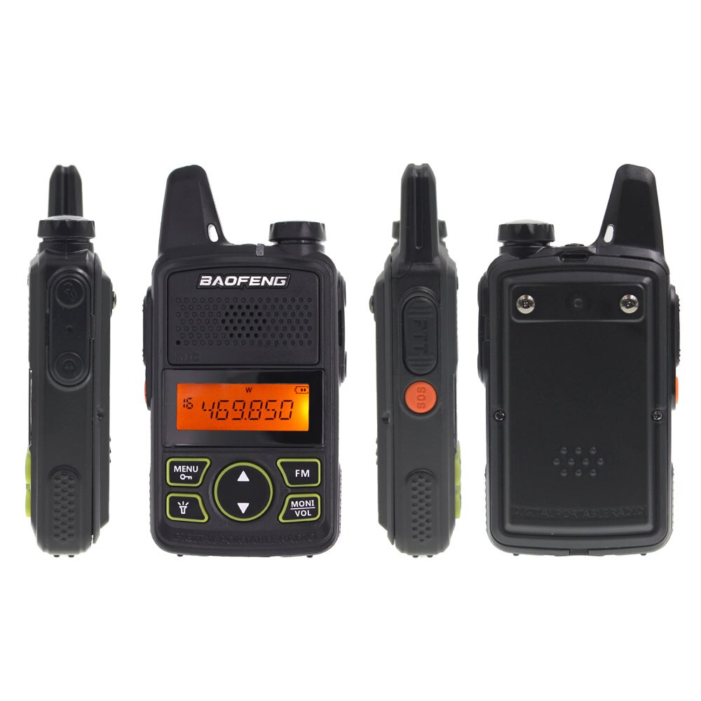 Baofeng BF-T1 Mini Twee Manier Radio Walki Talki Fm Cb Handheld Transceiver BF-T1 Walkie Talkie Uhf 400-470Mhz 20CH Kids Speelgoed