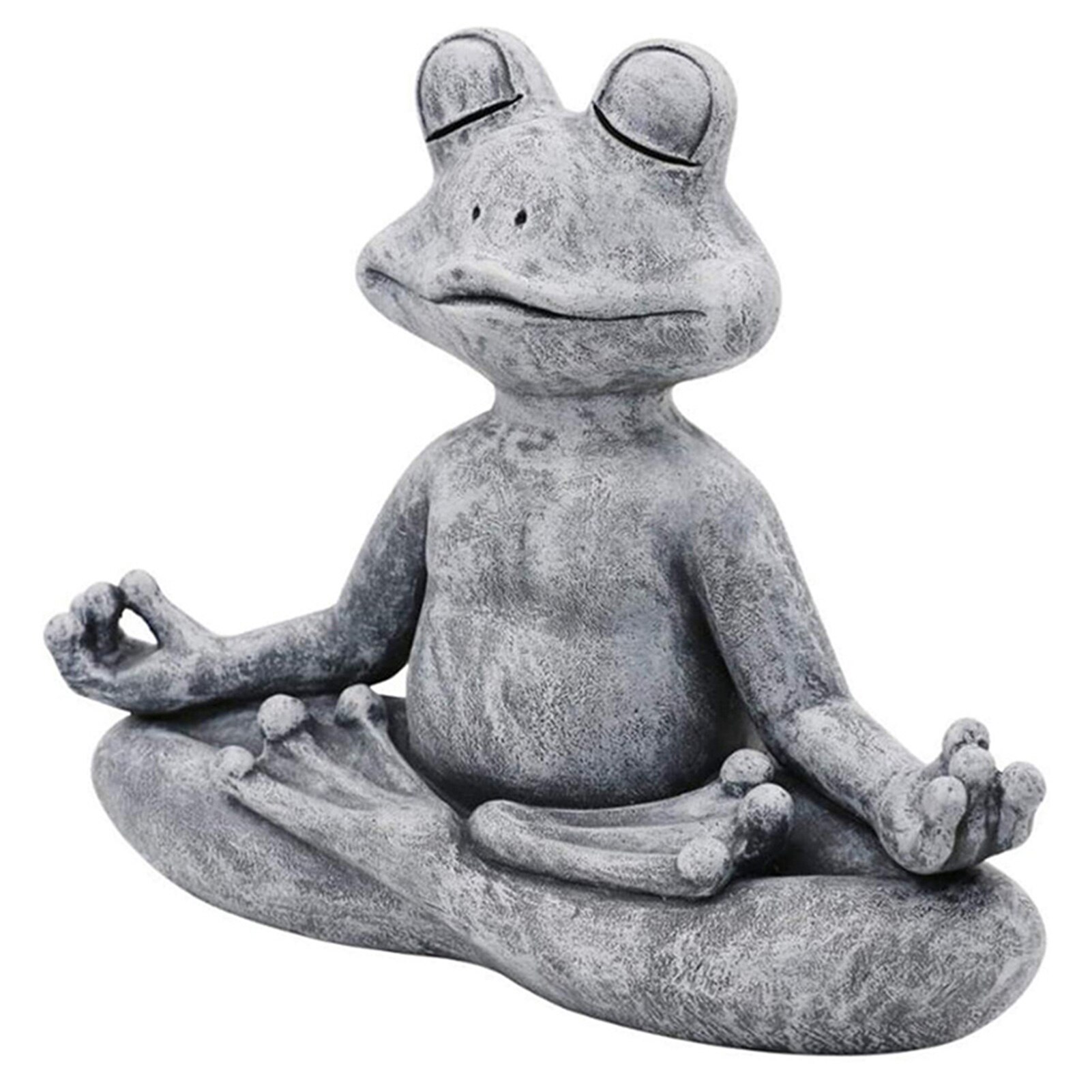Meditera groda staty atlantic ebros feng shui vastu buddha yoga groda skulptur för hem eller kontor sci 88