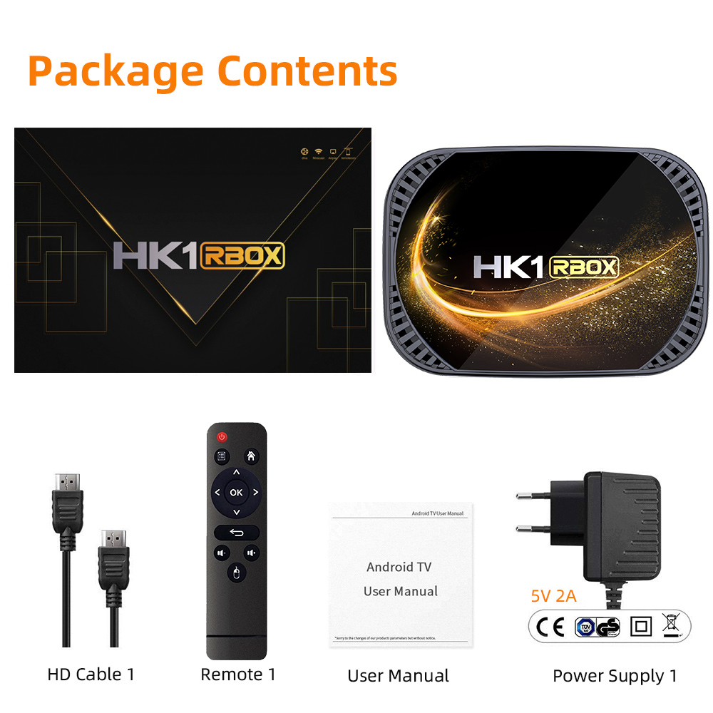 Hk1 rbox  x4s tv box android 11 amlogic  s905 x 4 4gb 128g 64g 2.4g e 5g lettori multimediali dual wifi bt tvbox 4k 8k set top box
