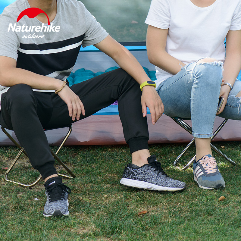 Naturehike fabrik butik udendørs bærbar oxford aluminium folde trin skammel camping fiske stol camping udstyr 243g