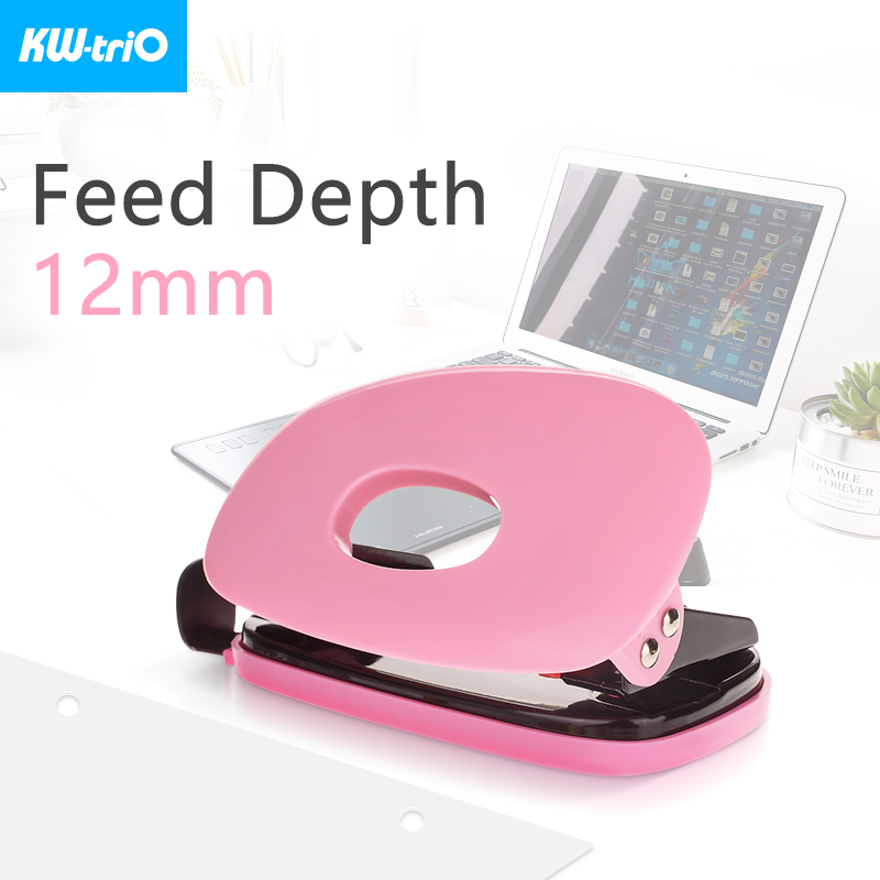 KW-triO 2-Hole Paper Punch Notebook Round Hole Puncher DIY A4/A5/A6/B5/B6 Paper Drilling Book Puncher Office Supplies