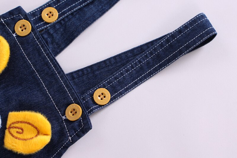 DIIMUU été enfants bébé garçons vêtements Denim pantalon court salopette courte vêtements enfants garçon dessin animé impression pantalon