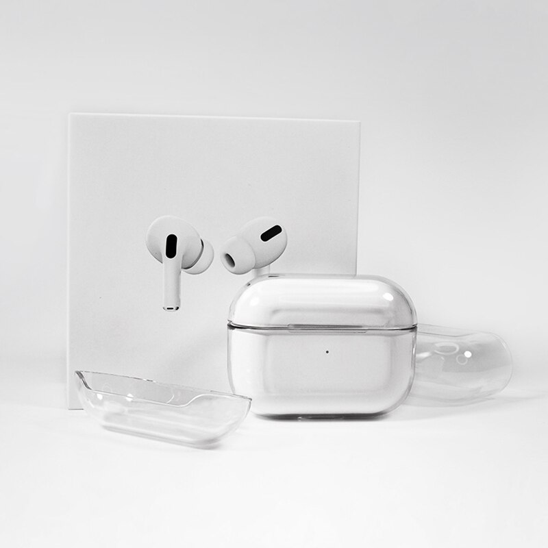 Transparent Protective Case Cover For Apple Airpods Pro PC Hard Shell Charger Box Protector for Airpods Pro Bluetooth Earphone