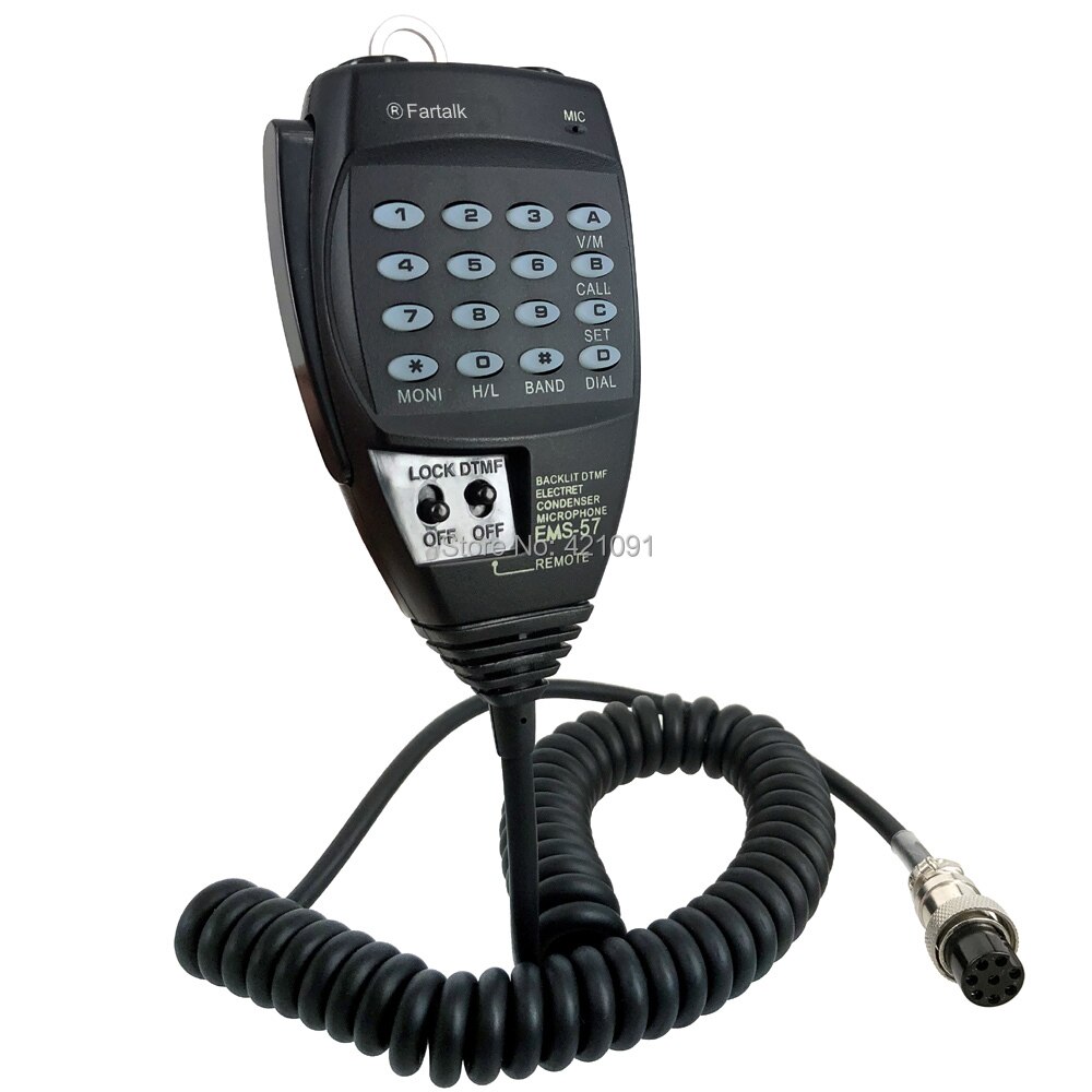 EMS-57 8pin Dtmf Hand Microfoon Mic Voor Alinco Dr-03 Dr-06 Dr-135 DX-SR8T DX-SR8E DX-70T dx-77T Auto Radio