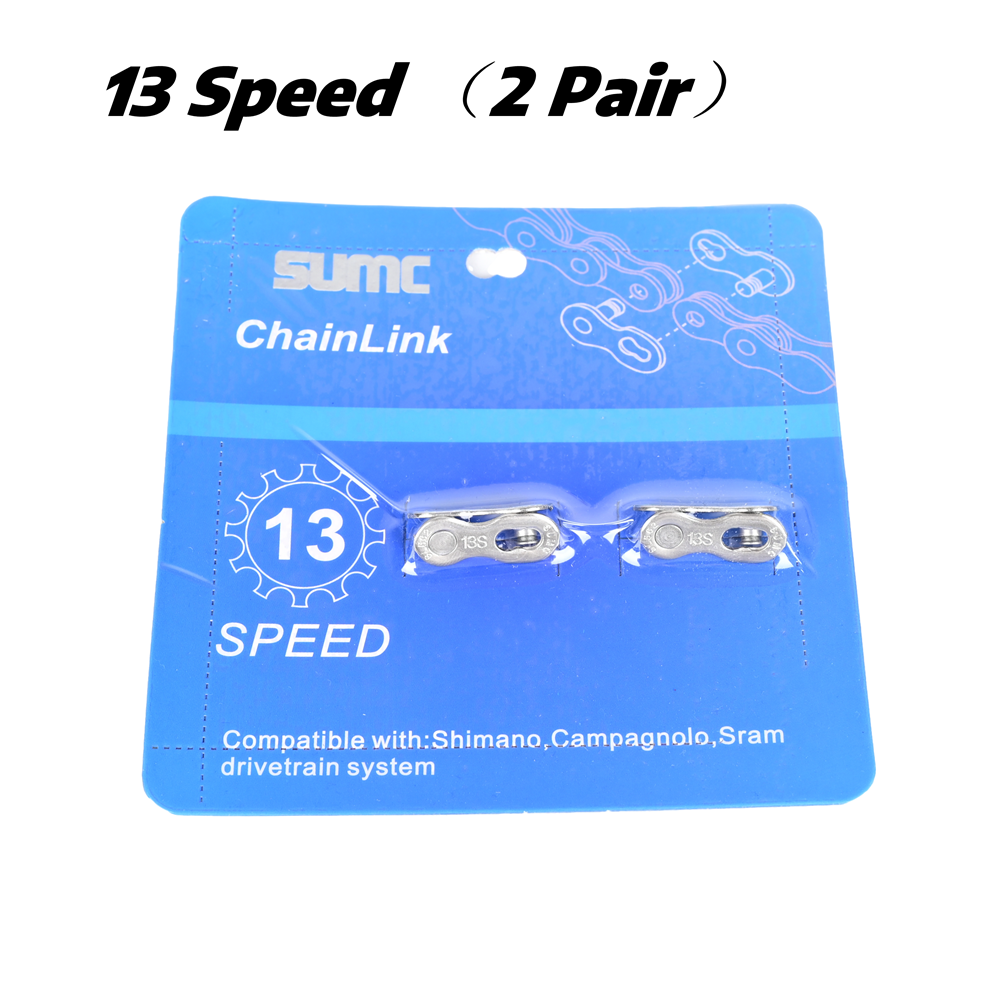 SUMC Bicycle Chain Missing Link Magic buckle 11 12 speed silver gold Chain Link 6/7/8s 9s 10s 11s 12S bicycle quick magic button: plum
