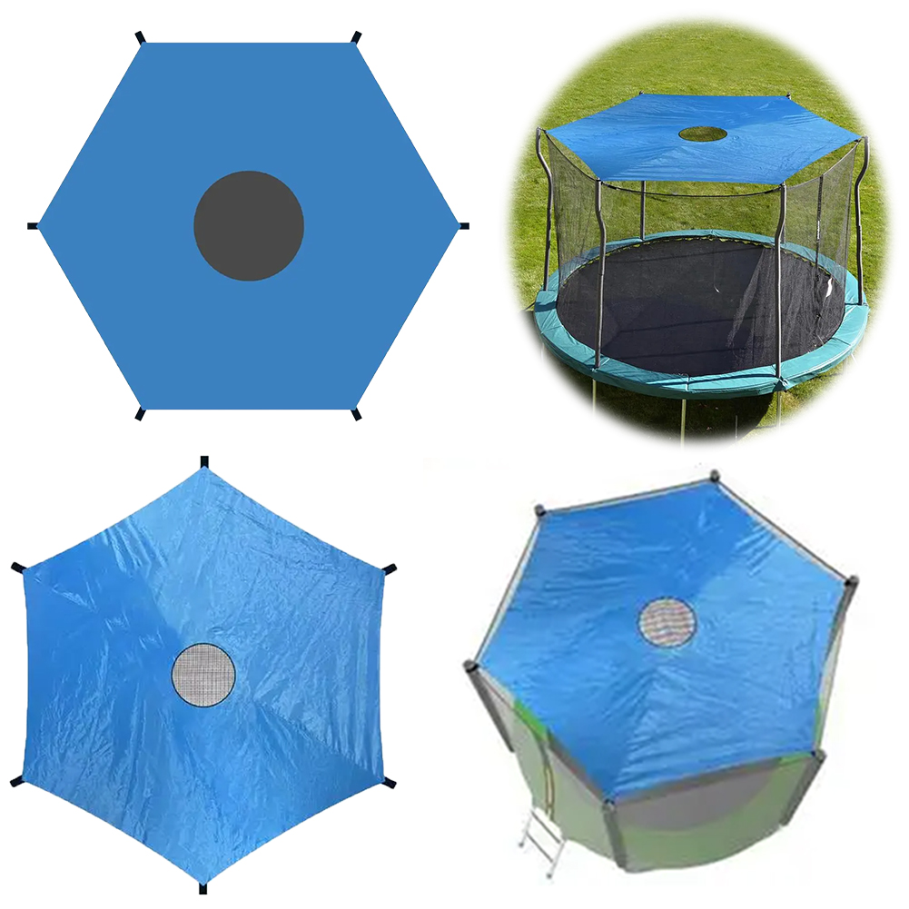 6/8/10ft Trampoline Cover Sun-Protection Trampolines Canopy Trampolines Sunshade Accessories for Outdoor Backyard Playground