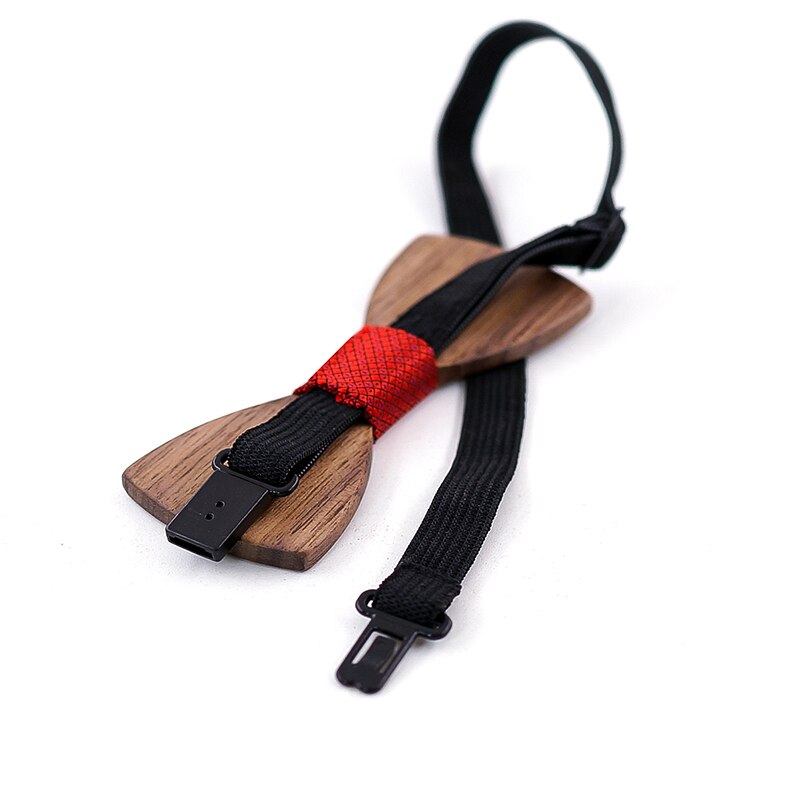 Træ børn butterfly søde slik farver baby bowtie blomster pige smoking tilbehør drenge børn butterfly