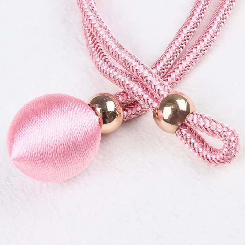 2 pairs Curtain straps light luxury simple tied with ropes secured with gauze tied with curtains for living room curtain hook