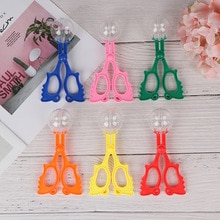 1 Pieza de plástico Bug Insect Catcher tijeras pinzas para niños herramienta práctica de oficina escolar