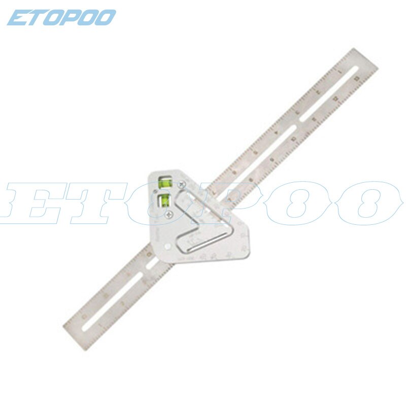 340mm Multi-function Rulers Woodworking triangle ruler Angle finder meter Measuring Tool