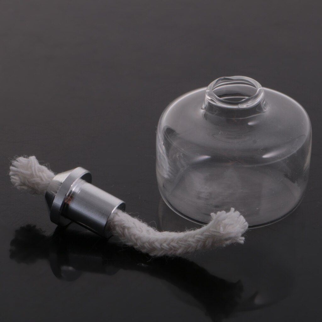 MagiDeal 1Pc Stirling Engine Acce Glass Mini Alcohol Lamp with Wick 8ml for House School Student Learning Education Classic Toys