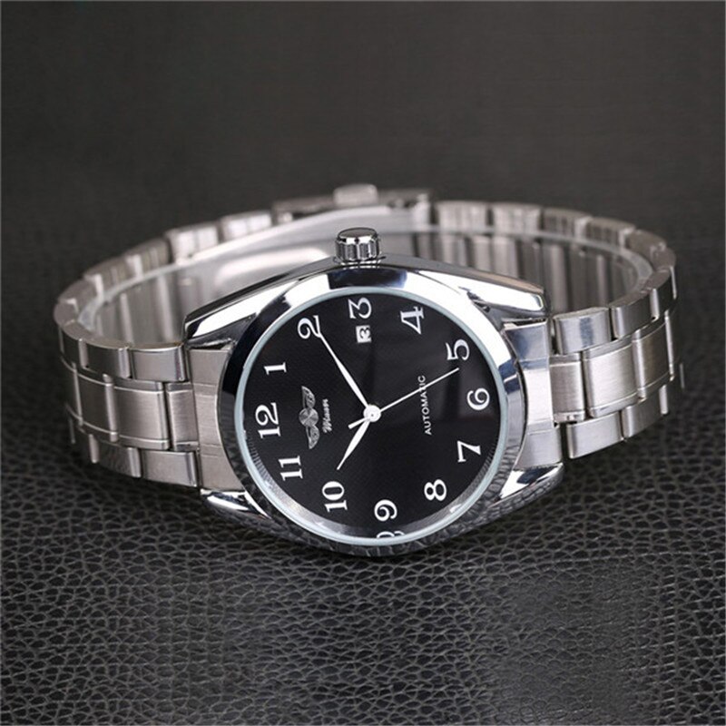 Top de luxe hommes automatique montres mécaniques en acier inoxydable homme d'affaires montre homme horloge montre-bracelet