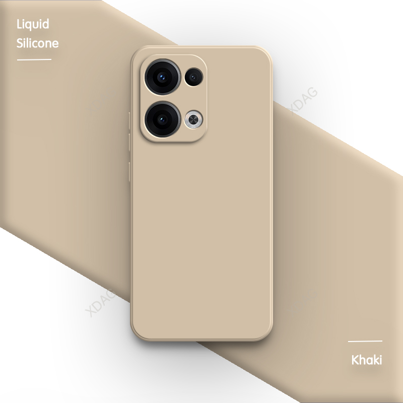 Carcasă oficială de telefon pentru oppo reno 13, reno 13 pro  f 13f s 13fs fs 5g, silicon lichid moale, 13 pro, husă spate simplă, de bază