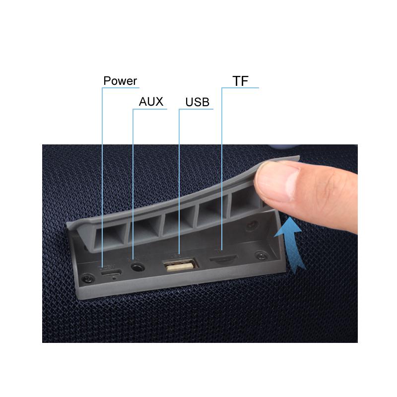 Tg118 caixa de som portátil bluetooth 40w, alto falante, alta potência, portátil, para computadores, player de música, com alto-falante fm fm fm