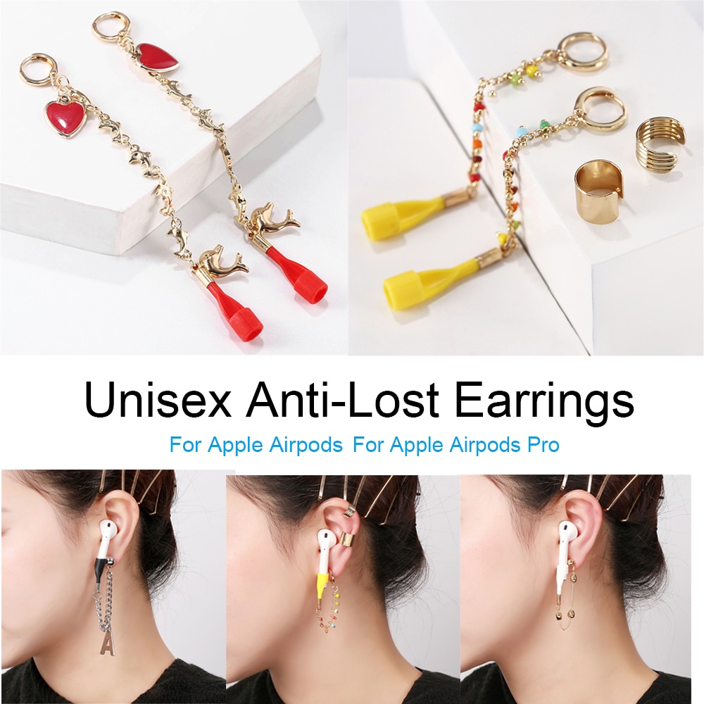 Anti-Perso Orecchio Orecchini a clip Auricolare Protector Creativo del Trasduttore Auricolare Accessori Unisex Orecchini Per Airpods 1/2/3 Pro